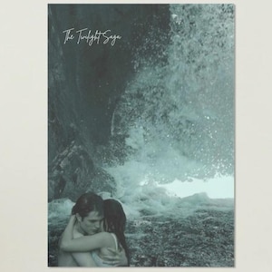 Twilight Digital Movie Poster, Instant Download, Bella & Edward Wall Art, Twilight Saga Decor, Vampire Romance Printable