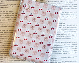 Red Cherry Gingham Kindle and Kobo Printable Insert