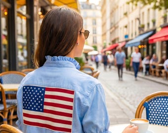 Add on - add a flag to the back of your shirt- shirt not included