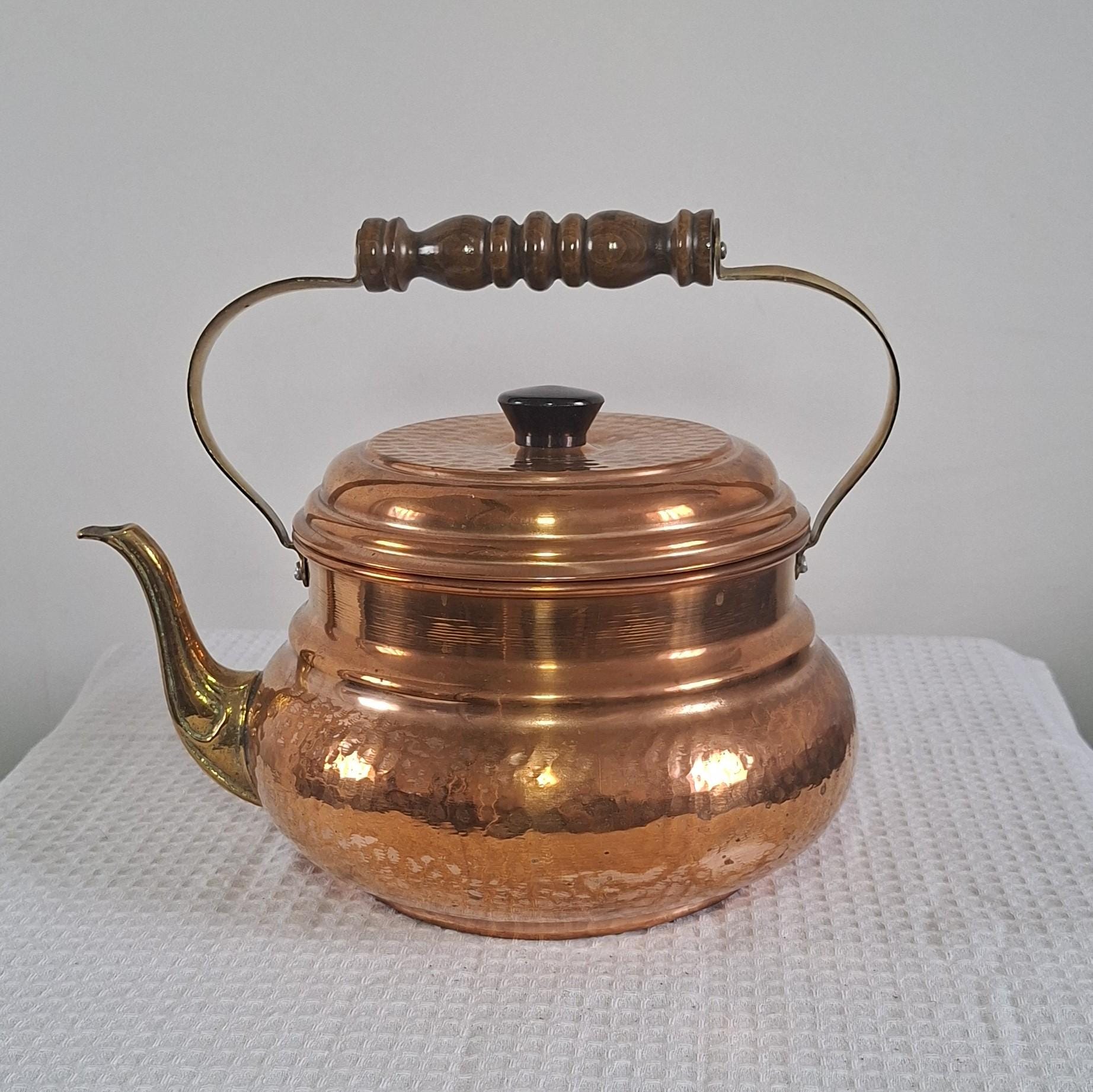 Lampe-flamme Vaudan Paris Vintage 1970 - Verre Bleu Fait Main - French Bubbler