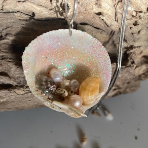 Seashell Necklace, Summer Boho Necklace, Ocean Seashell Necklaces, Beach Adjustable Necklace, Natural Seaside Necklaces