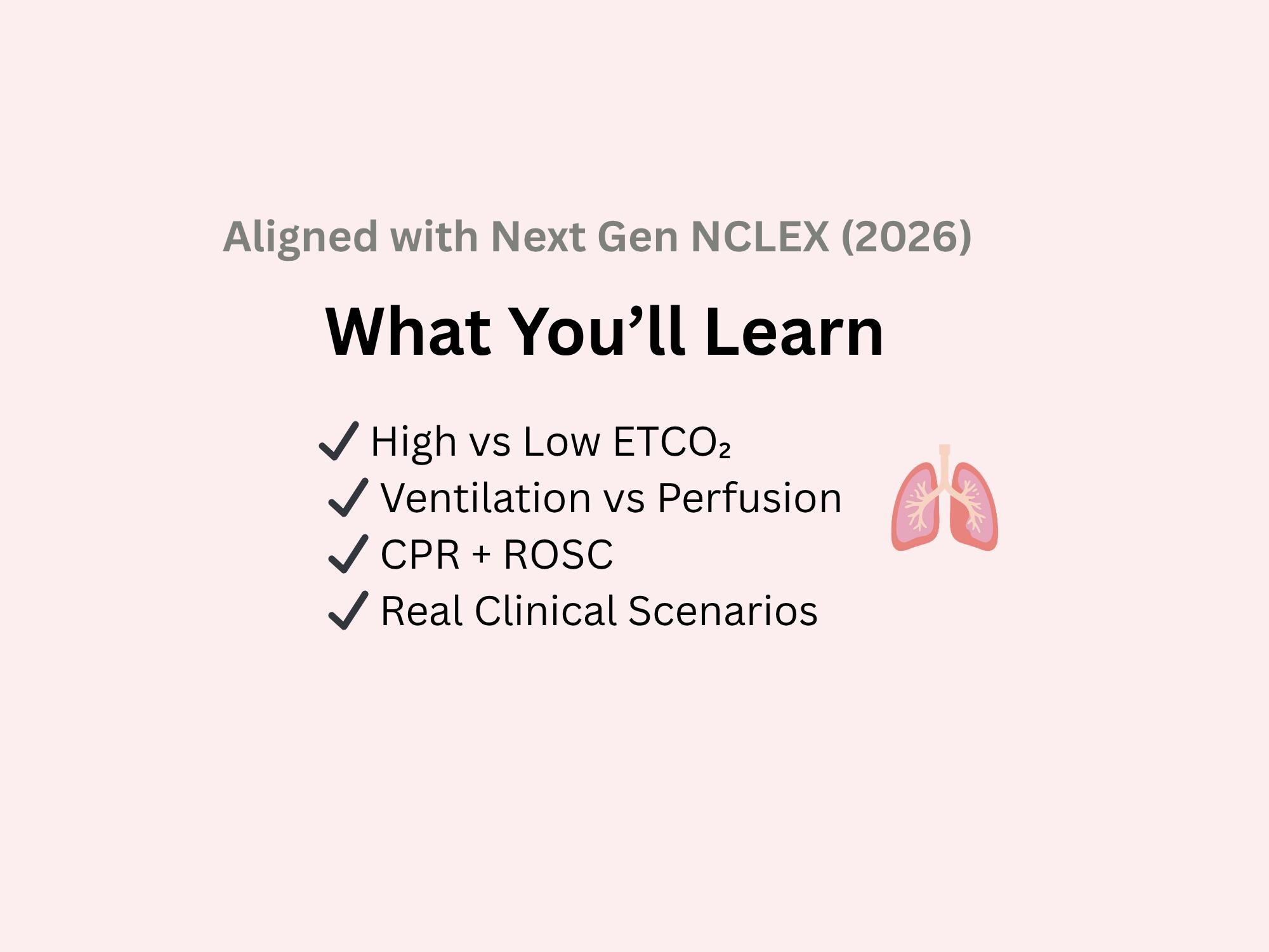 ETCO2 Capnography Cheat Sheet | NCLEX, ICU, ACLS Study Guide (digital ...