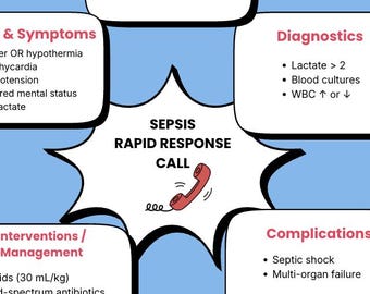 Rapid Response RN Concept Maps | Nursing Study Guide (Digital Download)