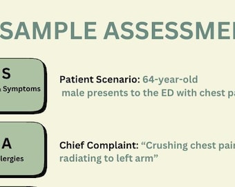 Nursing Assessment Worksheet | Clinical Judgment, NCLEX Study Tool (Digital Download)