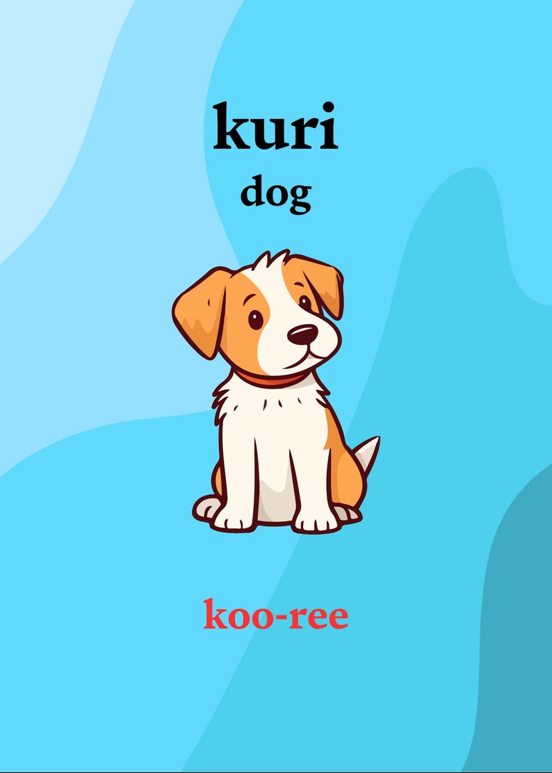 Words With Ree My First Maori Words Downloadable Flash Cards - Etsy