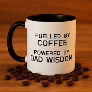 Coffee Mug, Father&#39;s Day Gift, Customizable Humorous Beverage Cup, Dad Birthday Present, Unique Ceramic Tea Cup, Personalized Drinking Mug