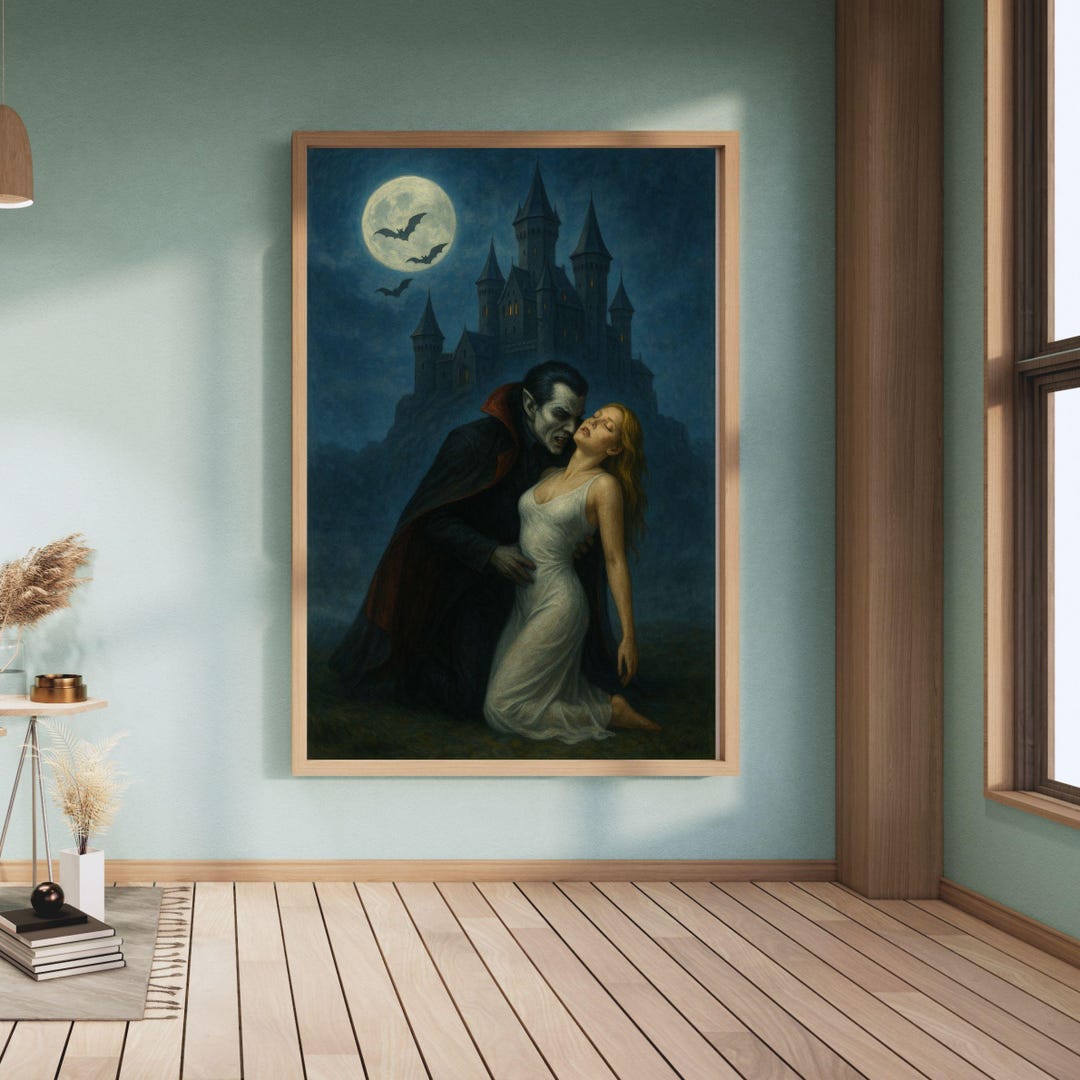 Best Seller Vampire Bride Halloween Castle - Bats Digital Art - Etsy