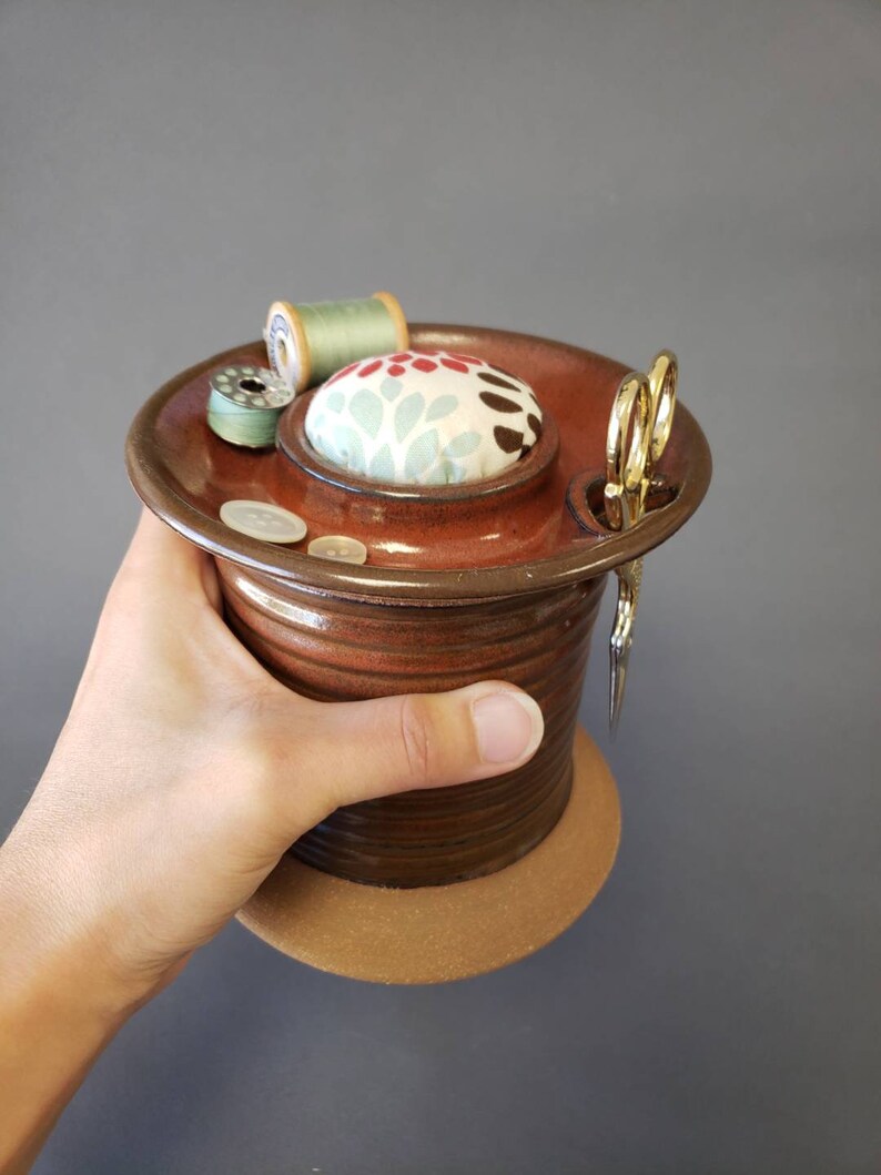 Sewing Station Caddy With Pincushion Bobbin Storage and Etsy