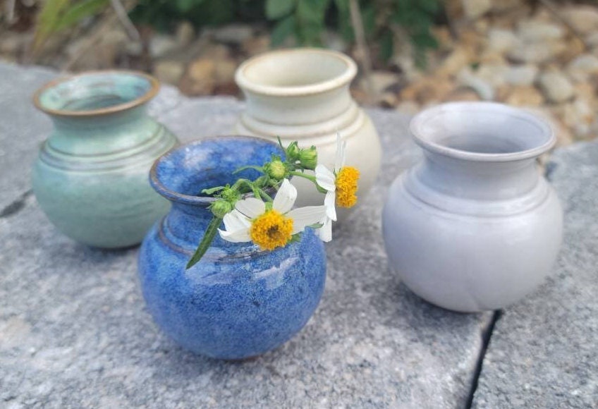 Miniature Pottery Vase: Handmade Mommy Pot With Poem Card - Etsy