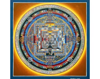 Kalachakra Mandala Thangka: Himalaya-buddhistische Kunst, Schutzgeist