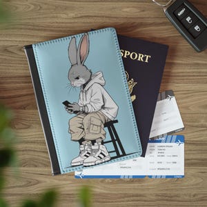 Portapassaporto Cool Bunny