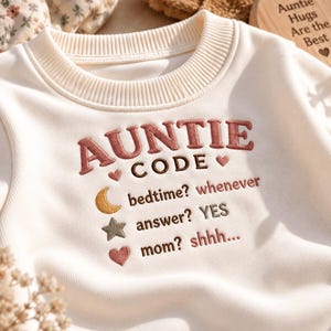 Moster Baby Romper, Rolig mosterpresent, Broderad systerdotter/systerson Outfit, Moster Tillkännagivande Babykläder, Babyshowerpresent