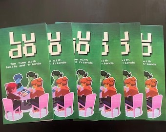 Tavola Ludo africana pieghevole da viaggio (6 pezzi)