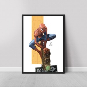 Spider-Man – Poster con Illustrazione Originale