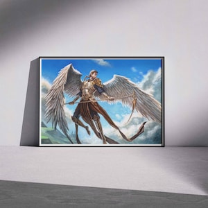 Fantasy Angel – Poster con illustrazione originale