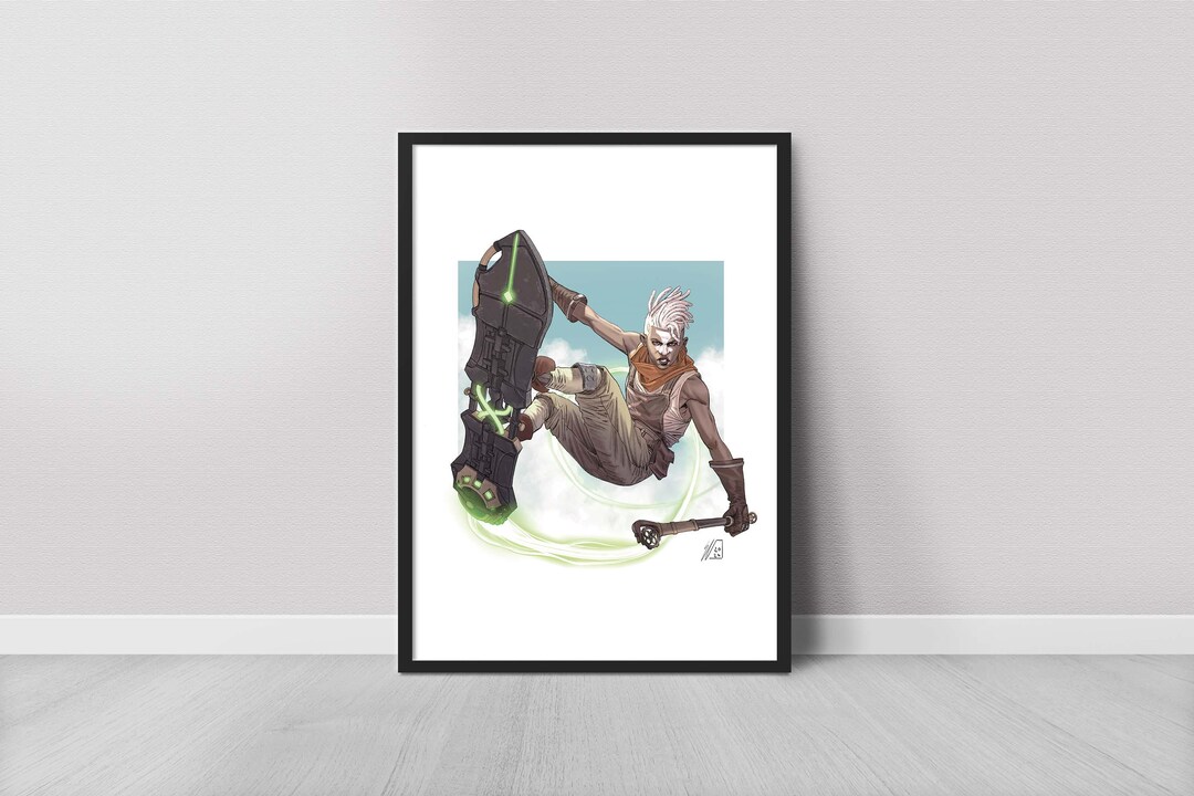 Arcane Ekko – Poster With Original Illustration - Etsy