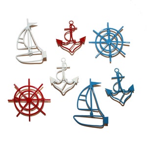 Broches náuticos vintage - broches náuticos vintage alfinetes veleiro barco a vela esmalte oceano