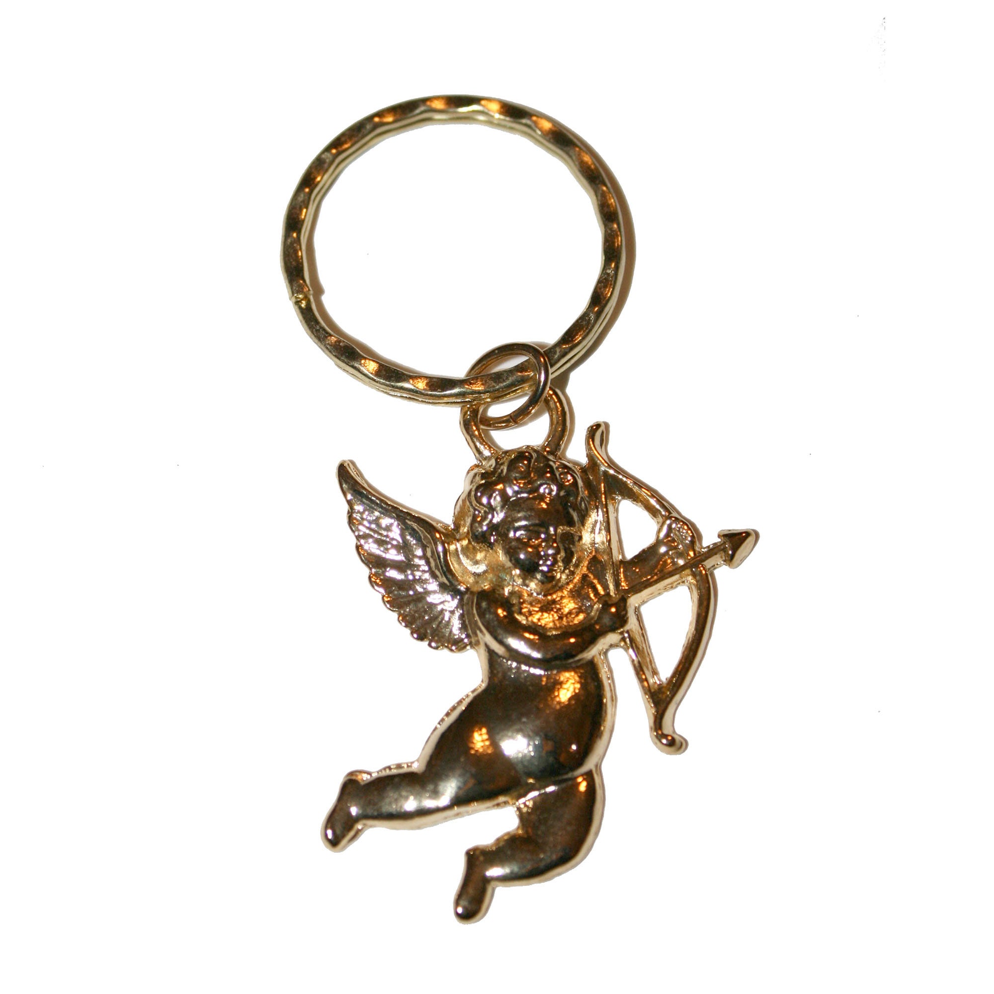 Vintage Cherub Keychain - Vintage Cherub Keychain Gold Baby