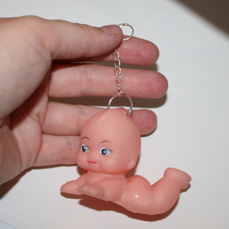 XL Vintage Kewpie Doll Earrings Kitsch Earrings Handmade Etsy