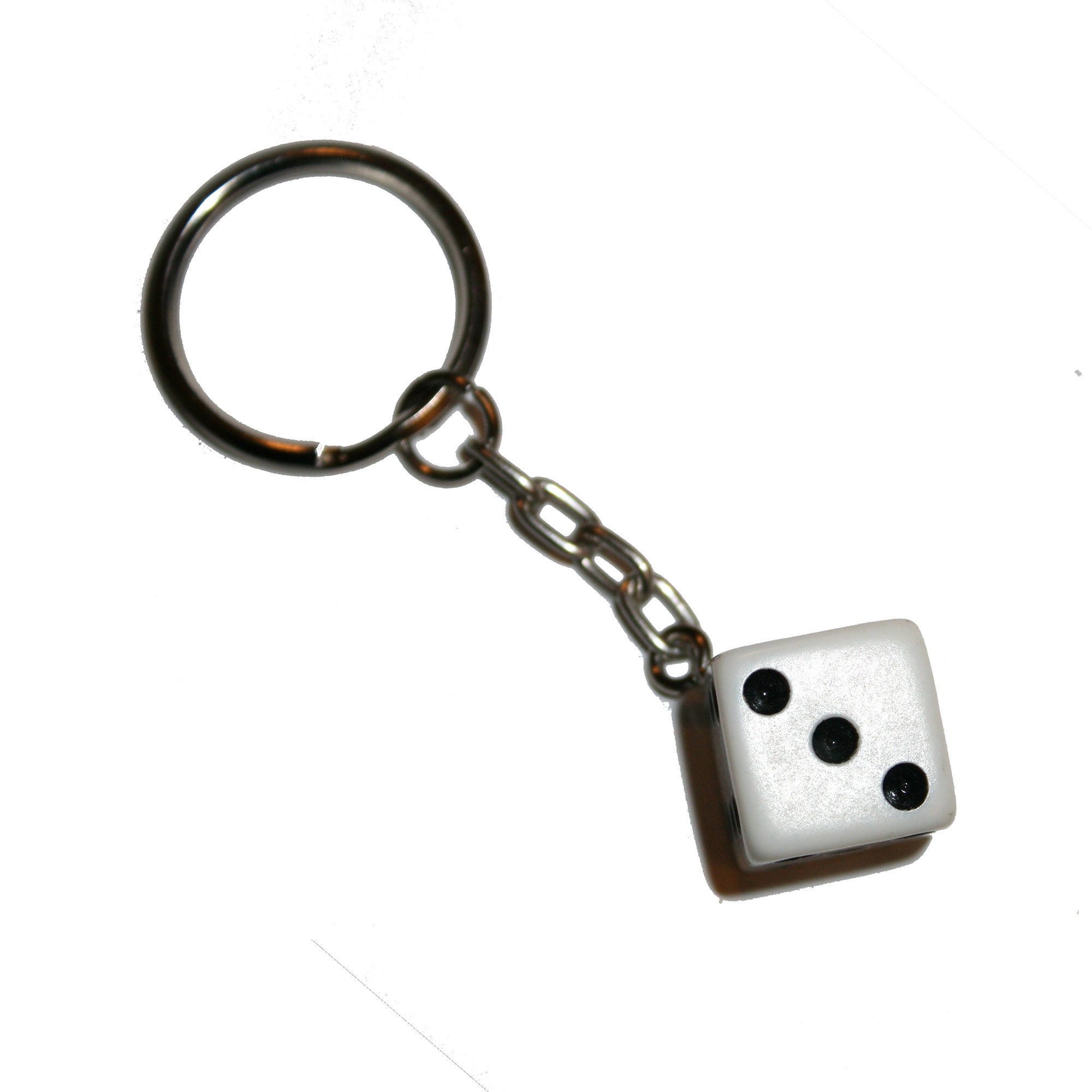 dice key chain