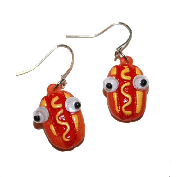 Googly eye earrings clearance