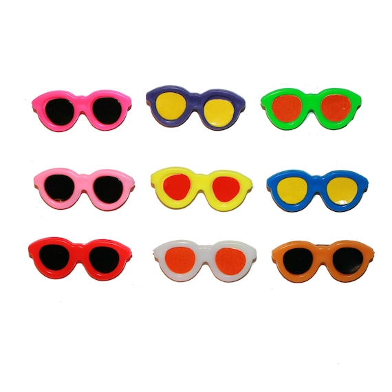 Neon 80s best sale sunglasses