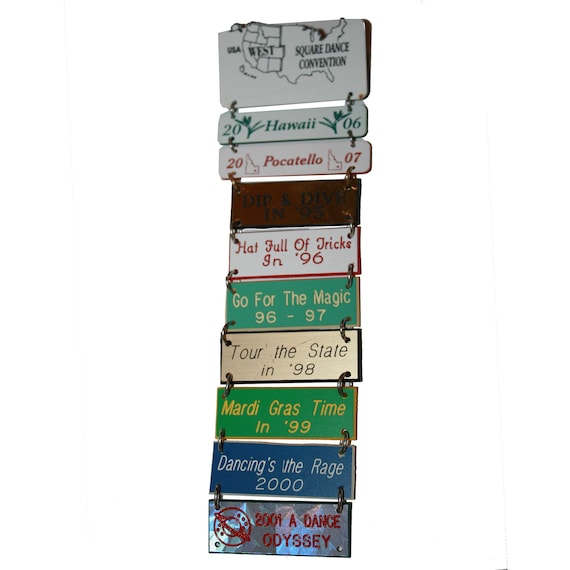 Big Vintage Square Dancing Pins - Fun Badges - Collectible Pins Vintage Unique Pin Collector Vintage Plastic
