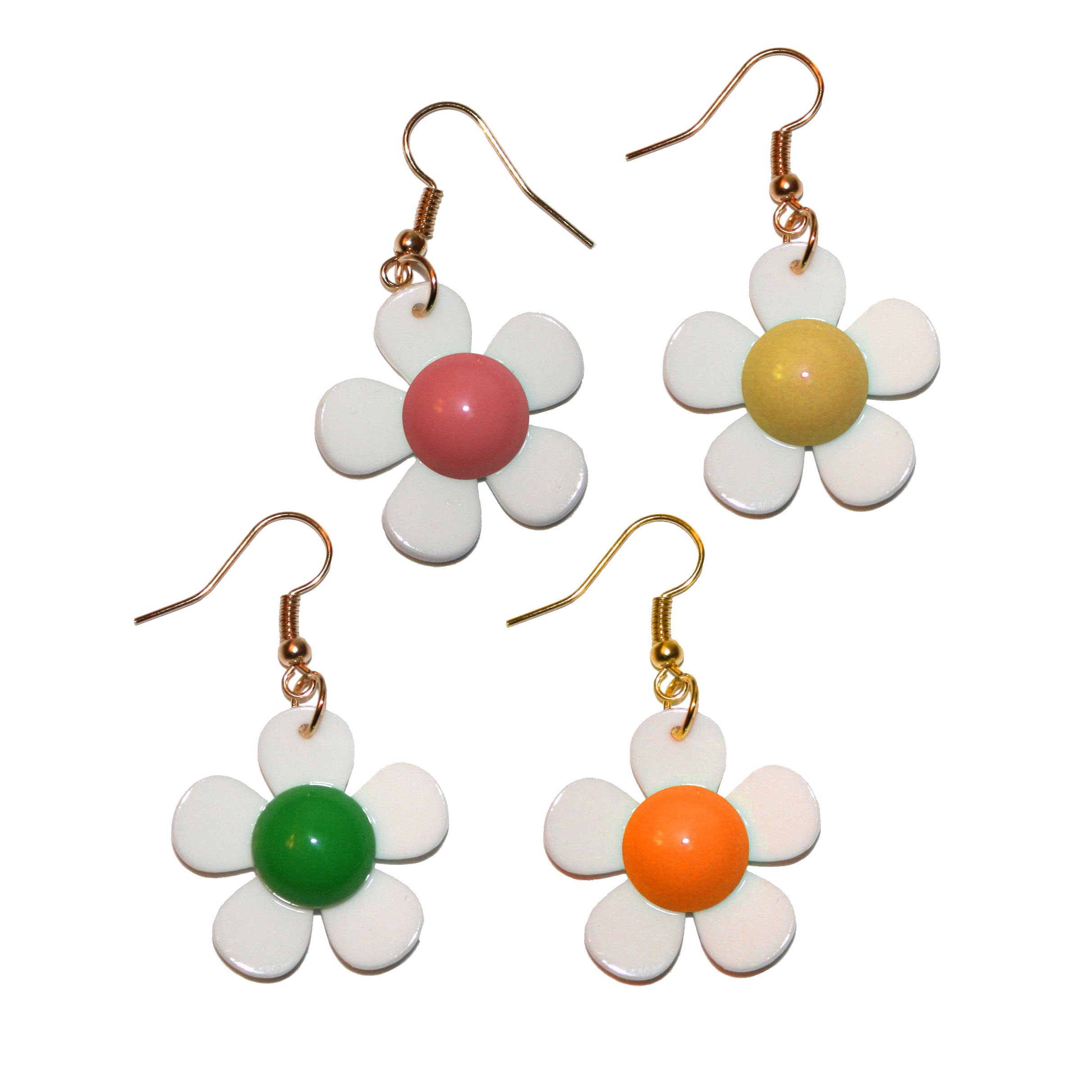 [VINTAGE HOLLYWOOD]★Mini Daisy Post Earring Amazon.com: Daisy Flower Earrings for Women, Cute Sunflower