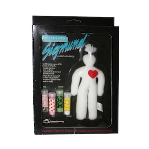RARE 1980s Dead Stock Vintage U-Doo-Voo-Doo Doll - spooky gag gift voodoo doll by Sigmund