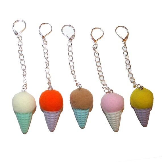 Kawaii Kitsch Icecream Cone Earrings