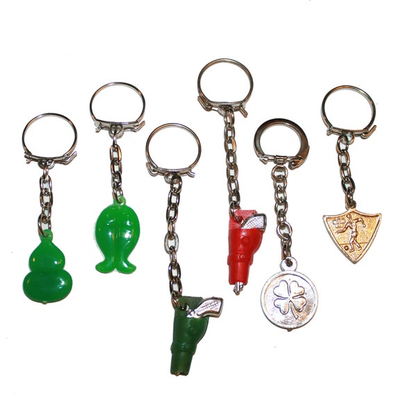 Vintage 50s Dime Store Keychains - choose your keychain - vintage kitsch collectible dime store keychain key ring