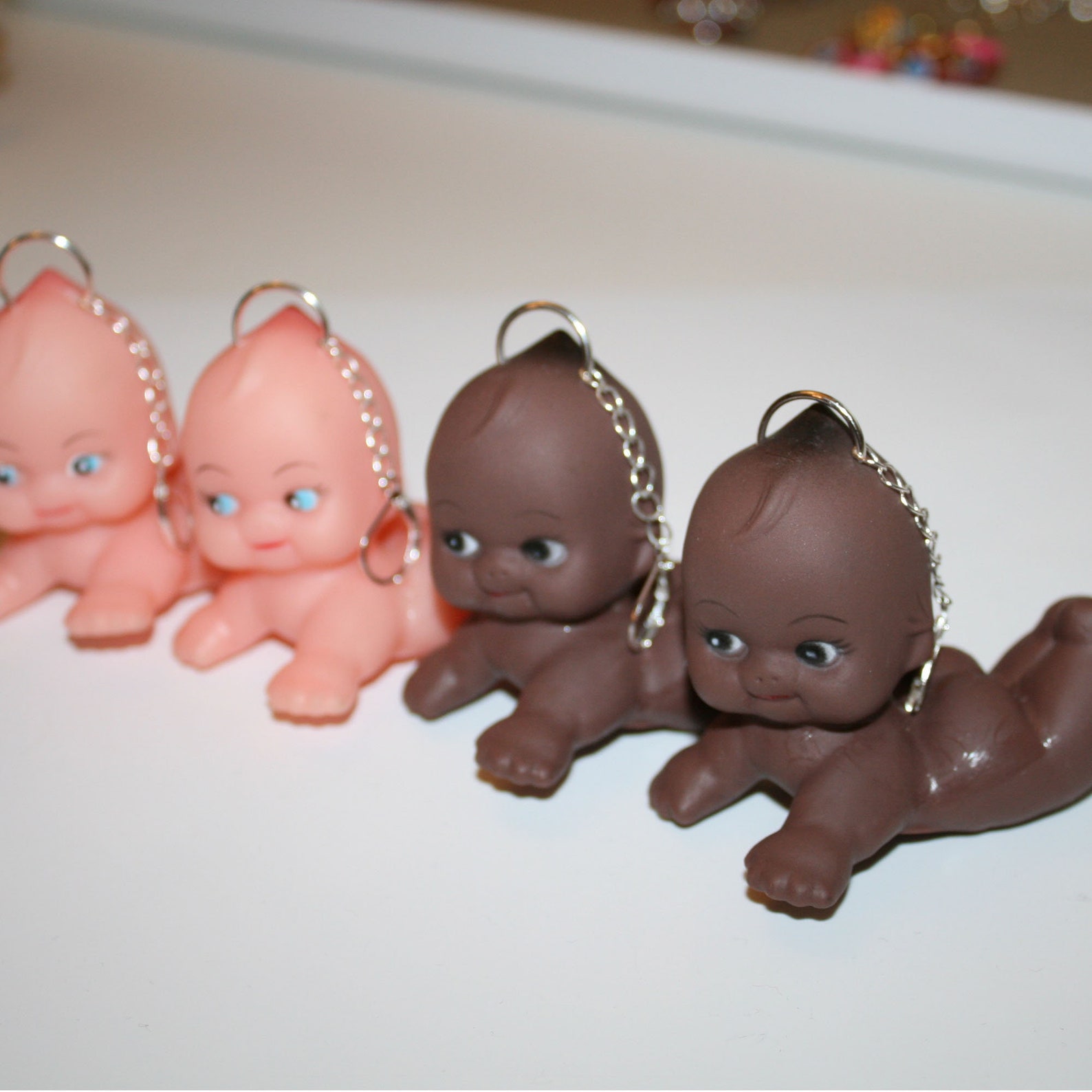 XL Vintage Kewpie Doll Earrings Kitsch Earrings Handmade Etsy