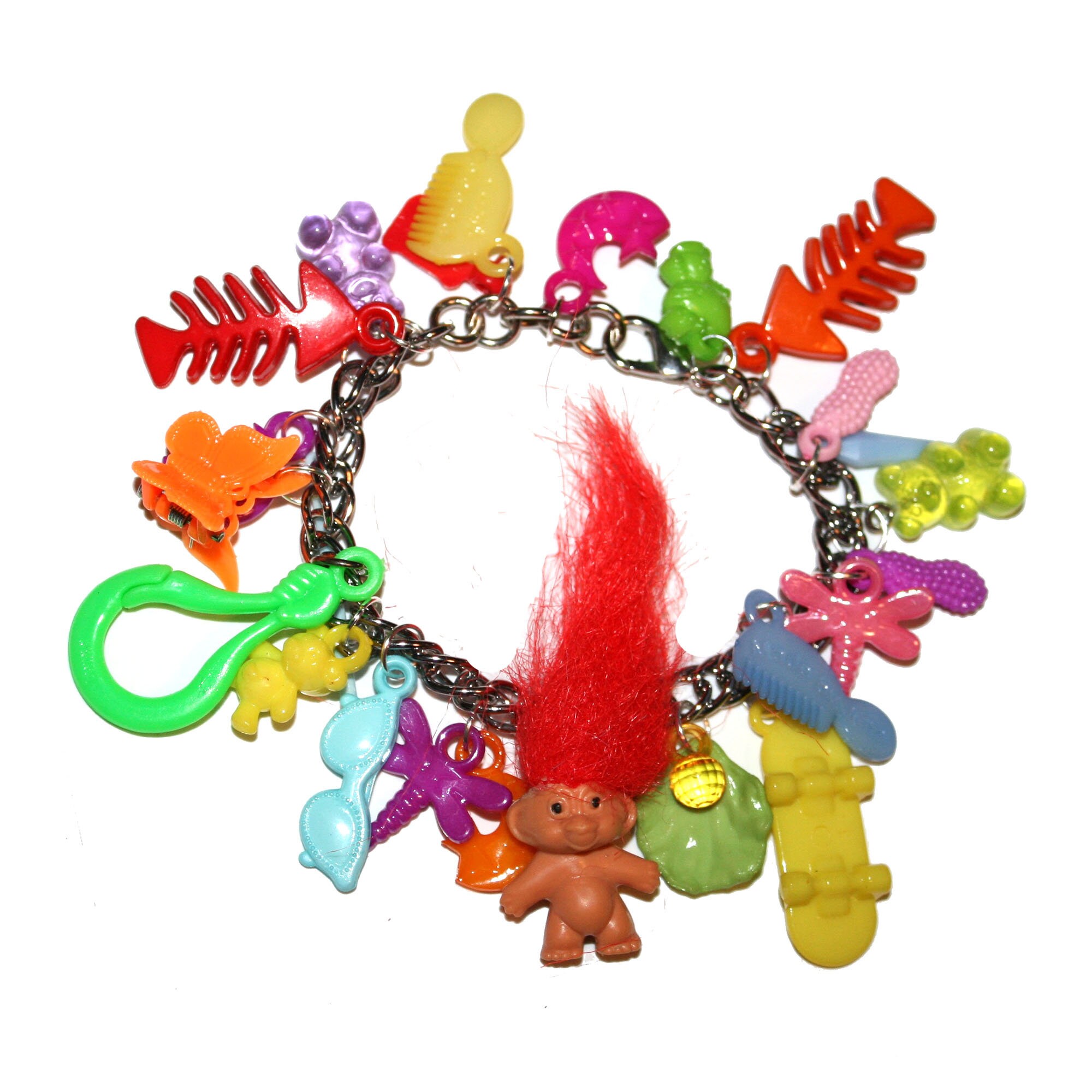Charm Explosion Bracelet - Vintage Kitsch Charm Bracelet Cracker