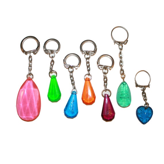 Vintage 50s Dime Store Keychains - choose your keychain - vintage kitsch collectible dime store keychain key ring