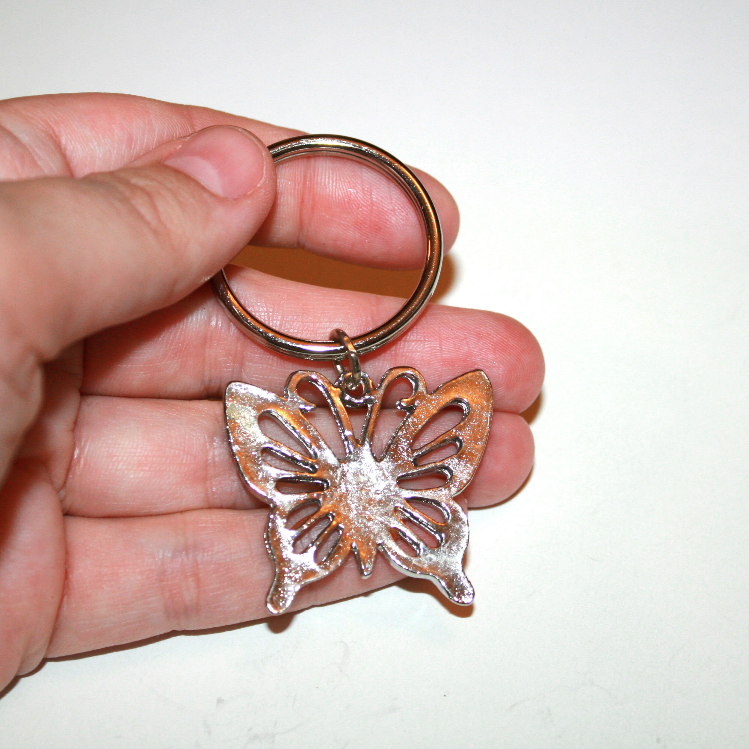 90s Vintage Butterfly Keychain - Retro Keychain Collectible Key Chain ...