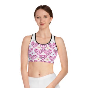 Summer  Sports Bra, Girls Yoga Bra, Workout Top, Gym Athletic Wear, Cute Bralette, Women&#39;s Activewear