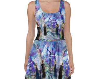 AMERICAN JUSTICE Skater Dress – exclusive limited edition fine art photography by Rossano B. Maniscalchi - Luxury Italian Fashion