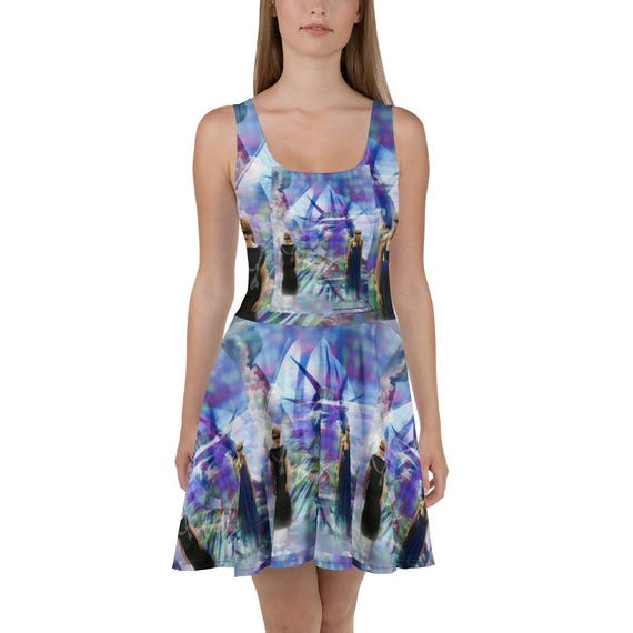 chinese dress ladies Waverly White Racer-Neck Sleeveless Skater Mini Dress – Club L London