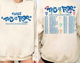 Twice This is for World Tour Part 2 T-shirt, Four Twice Shirt