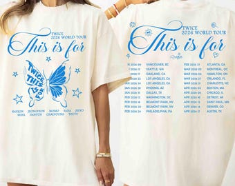 Twice Mina T-shirt, Twice This is for Shirt, Twice World Tour 2026