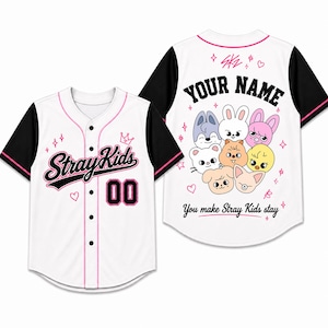 Baseball Jersey Stray Kids - Etsy