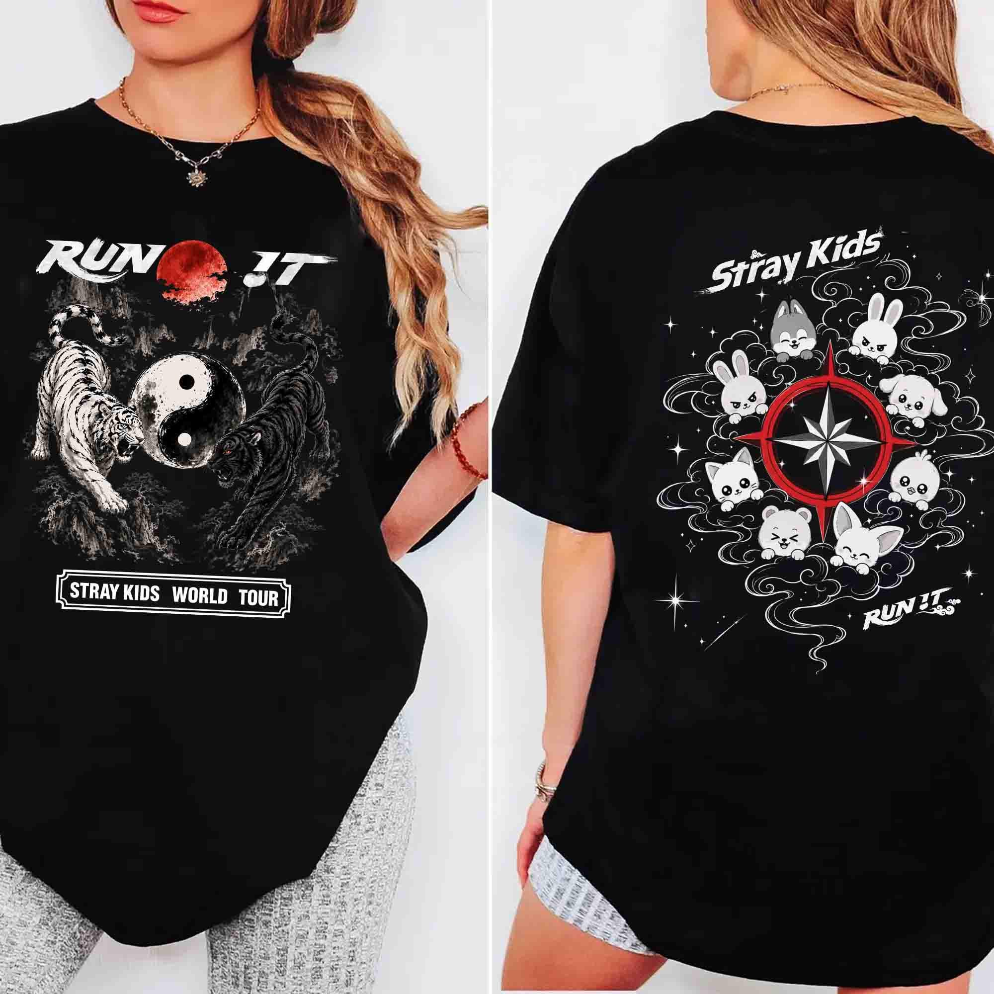 Stray Kids Run It Shirt - Etsy UK