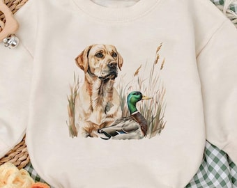 Dog Hunting Romper, Mallard Duck Hunter Baby Outfit, Waterfowl Hunting Bodysuit, Cute Duck Hunter Gift for Baby, Outdoor Fall Romper