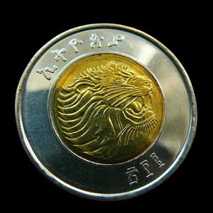 Coin Ethiopia 1 birr, 2010 - 2020 Lion