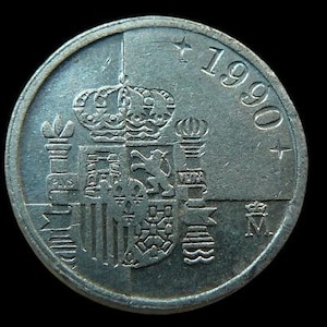 Coin Spain 1 peseta 1990