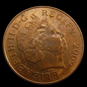 Coin 2 pence. United Kingdom 2009,2011,2014 Queen Elizabeth