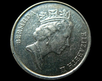 Moneta d'epoca 1984 Bermuda 10 centesimi