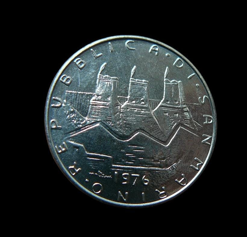 100 lire 1976 - Etsy 日本