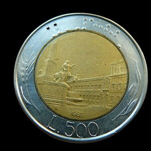 Italian l 500 coin - Etsy 日本