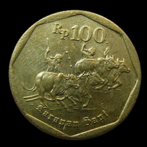 Coin 100 rupiah 1997 INDONESIA